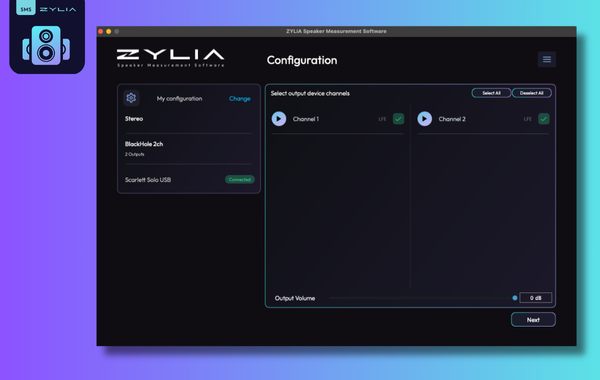ZYLIA Speaker Measurement Software