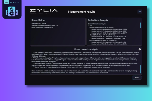 ZYLIA Speaker Measurement Software